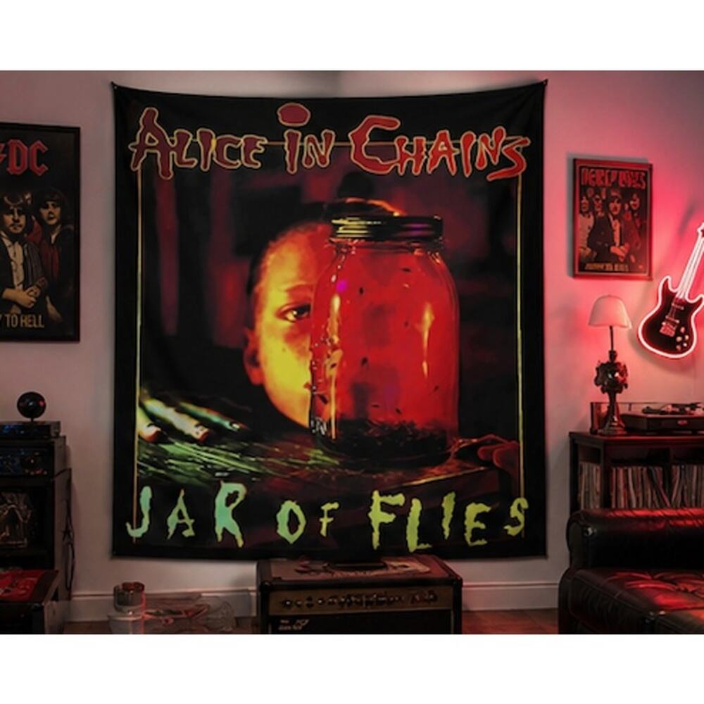 XL 7.5 x 5.8 feet, AIC - Alice In Chains Tapestry